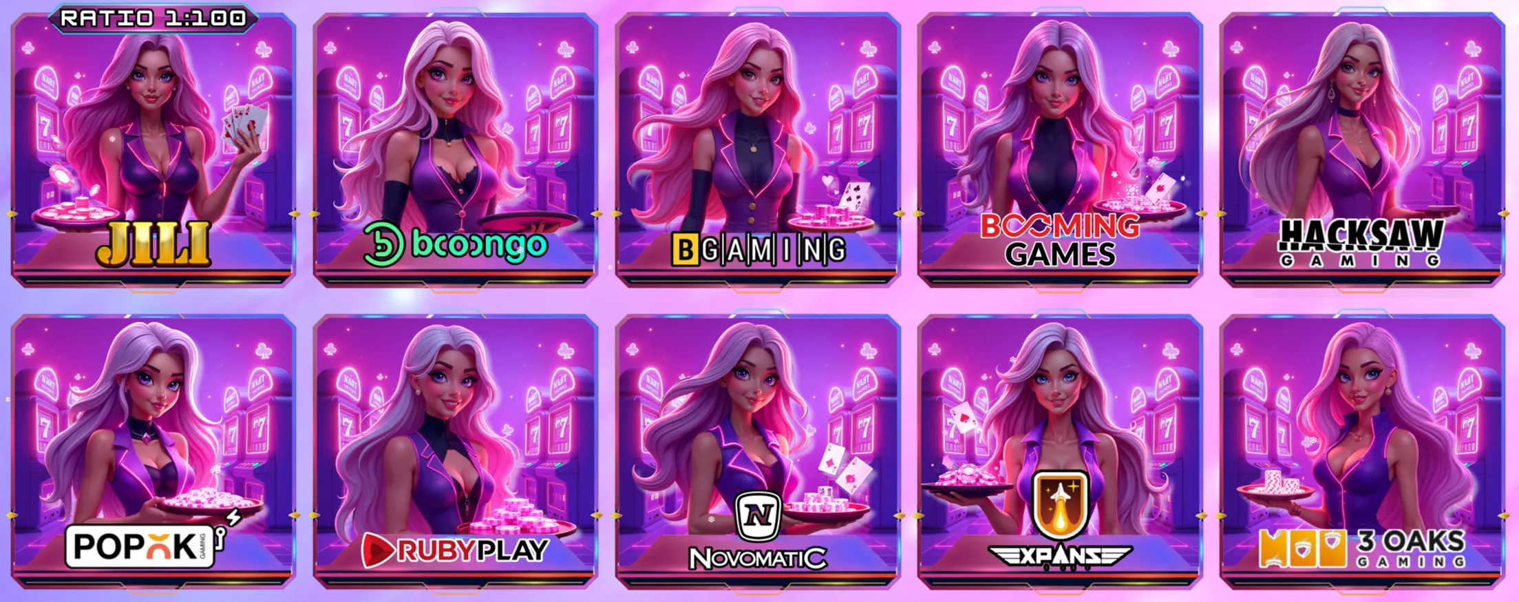 PlayMeth Casino software providers